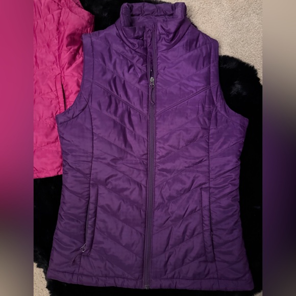Columbia Women's Pink and Purple Vests Omni Heat - Picture 2 of 6